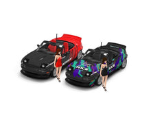 Load image into Gallery viewer, TM 1:64 Miata MX5 Advan HKS Figure Sports Model Diecast Metal Car BN

