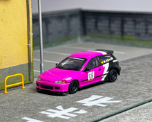 Load image into Gallery viewer, SW 1:64 JDM Pink EG6 Civic R Hatchback Sports Model Diecast Metal Car New
