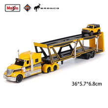 Load image into Gallery viewer, Maisto 1:64 Lonestar Bronco Trailer Transporters Model Diecast Metal Car New Collection
