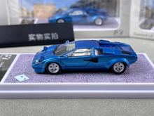 Load image into Gallery viewer, FY 1:64 Blue Countach LP5000 S Racing Sports Model Diecast Metal Car New Collection
