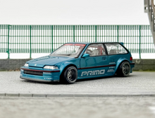 Load image into Gallery viewer, MINIGT Kaido 1:64 JDM Civic EF V1 Hatchback Sports Model Diecast Metal Car New Collection
