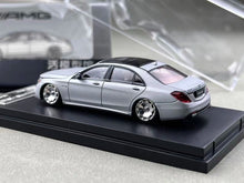 Load image into Gallery viewer, RM 1:64 Silver S63 W222 V12 VIP Luxury Sedan Sport Model Diecast Metal Car New Collection
