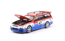 Load image into Gallery viewer, XCARTOYS 1:64 JDM Nissan Stagea Skyline R34 Wagon Racing Sports Model Toy Metal Car
