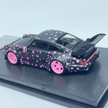 Load image into Gallery viewer, MC 1:64 Black Pink Sakura RWB 964 Widebody Sports Model Diecast Metal Car New Collection
