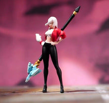 Load image into Gallery viewer, 1:64 Painted Figure Model Miniature Resin Diorama Sand Cartoon Girl Lady Warrior Collection
