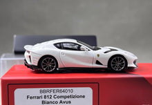 Load image into Gallery viewer, BBR 1:64 White 812 Competitizone Racing Sports Model Diecast Metal Car New Collection
