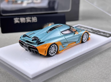 Load image into Gallery viewer, TPC 1:64 Ice Blue Regera Racing Sports Model Diecast Metal Car New Collection
