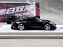 Load image into Gallery viewer, SR 1:64 Black 911 GT3 R Racing Sports Model Diecast Metal Car New Collection
