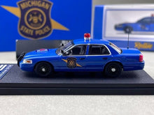Load image into Gallery viewer, Rollin 1:64 Michigan MIPD Police CV CROWN VICTORIA Model Diecast Metal Car New Collection
