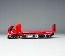 Load image into Gallery viewer, TL 1:64 Red H300 Flatbed Trailer Tow Truck Model Diecast Metal Car New Collection
