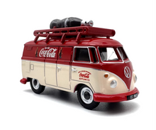 Load image into Gallery viewer, 1:76 Red VW T1 Delivery Van Sports Model Diecast Metal Car New Collection

