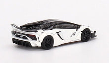 Load image into Gallery viewer, MINIGT 1:64 White Aventador GT EVO WORKS Racing Sport Model Toy Metal Car 467
