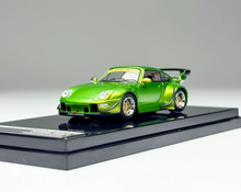 Load image into Gallery viewer, MH 1:64 Green RWB 993 Engine Sports Model Diecast Metal Car New Collection
