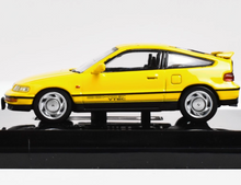Load image into Gallery viewer, HJ 1:64 JDM Yellow CR-X SiR EF8 Vtec Engine Sports Model Diecast Metal Car New Collection
