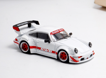 Load image into Gallery viewer, Star 1:64 White Red RWB 964 GT Racing Sports Model Diecast Metal Car New Collection
