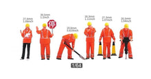 Load image into Gallery viewer, 1:64 Painted Figure Model Miniature Resin Diorama Sand Engineerer Worker Man Set
