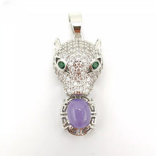 Load image into Gallery viewer, Nature Jade Leopard Pendant Necklace Gift For Woman Jewelry charm Blessing c
