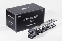 Load image into Gallery viewer, 1:64 Black Bird Actros Gigaspace 4x2 Trailer Truck Model Diecast Metal Car New Collection
