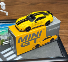 Load image into Gallery viewer, Minigt 1:64 Yellow LBWK Mustang Muscle Sports Model Diecast Metal Car New Collection
