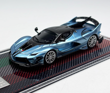 Load image into Gallery viewer, U2 1:64 Ice Blue FXXK EVO Super Racing Sports Model Diecast Resin Car New Collection
