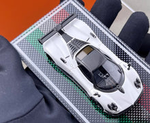 Load image into Gallery viewer, U2 1:64 White Zonda Tricolore Racing Sports Model Diecast Resin Car New Collection
