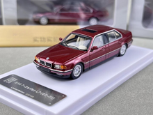Load image into Gallery viewer, DCM 1:64 Red 1998-01 E38 L7 728il Luxury Sedan Model Diecast Metal Car New Collection
