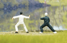 Load image into Gallery viewer, 1:64 Painted Figure Model Miniature Resin Diorama Sand Tai Chi Sport Exercise
