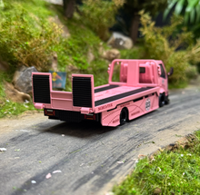 Load image into Gallery viewer, CC 1:64 Pink H300 #23 Custom Tow Flatbed Truck Model Diecast Metal Car New Collection
