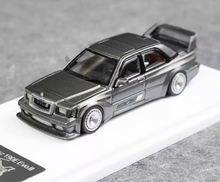 Load image into Gallery viewer, BSC 1:64 Gray 190E EVO II W201 Sedan Sports Model Diecast Metal Car New Collection
