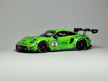 Load image into Gallery viewer, TH 1:64 Green 911 GT3 R 2024 DTM #90 Racing Sports Model Diecast Metal Car New Collection
