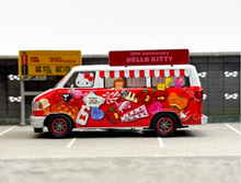 Load image into Gallery viewer, Tarmac 1:64 Kitty Dodge Van Food Truck Sports Model Diecast Metal Car New Collection
