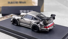 Load image into Gallery viewer, Star 1:64 Titanium Silver RWB 964 GT Racing Sports Model Diecast Metal Car New Collection
