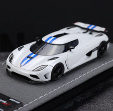 Load image into Gallery viewer, GRYNING 1:64 White Agera R Racing Sports Model Diecast Resin Car New Collection

