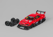 Load image into Gallery viewer, CM 1:64 Red JDM LBWK GTR ER34 #5 Racing Sports Model Diecast Metal Car New
