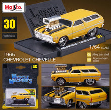 Load image into Gallery viewer, Maisto 1:64 1965 Chevelle Wagon Racing Sports Model Toy Diecast Metal Car BN
