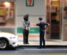 Load image into Gallery viewer, 1:64 Painted Figure Model Miniature Resin Diorama Sand Crimal Offender Hostage Collection
