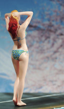 Load image into Gallery viewer, 1:64 Painted Figure Model Miniature Resin Diorama Sand Tease Hair Bikini Girl New
