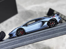 Load image into Gallery viewer, 1:64 GradePro Ice Blue SVJ LP770-4 Aventador Sport Model Diecast Resin Car New Collection
