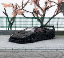 Load image into Gallery viewer, Inno 1:64 Black Carbon F40 LM LBWK Racing Sports Model Diecast Metal Car New
