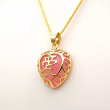 Load image into Gallery viewer, Nature Jade Love Pendant Necklace Gift Jewelry charm Blessing Adore Jewelry h
