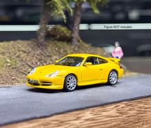 Load image into Gallery viewer, Tarmac 1:64 Yellow 911 GT3 Type 996 Sports Model Diecast Metal Car New Collection
