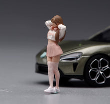 Load image into Gallery viewer, 1:24 Painted Figure Model Miniature Resin Diorama Sand  Headset Pinky Girl
