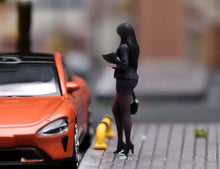 Load image into Gallery viewer, 1:64 Painted Figure Model Miniature Resin Diorama Toy Sand Office Lady Suit Sexy
