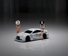 Load image into Gallery viewer, 1:64 Painted Figure Mini Model Miniature Resin Diorama Toy Car Racing Model Girl
