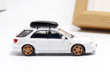 Load image into Gallery viewer, 1:64 Furuya White Impreza WRX STI VIII 8 Wagon Model Diecast Metal Car New Collection
