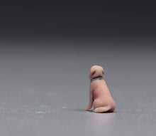 Load image into Gallery viewer, 1:64 Painted Figure Model Miniature Resin Sand Golden Retriever Pet Dog Sitting
