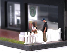 Load image into Gallery viewer, 1:64 Painted Figure Model Miniature Resin Diorama Sand Girl Boy Couple Lovers
