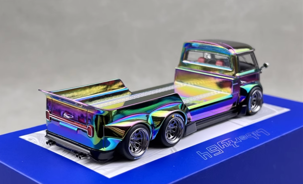 Liberty 1:64 VW T1 6x6 Flatbed Tow Truck Sports Model Diecast