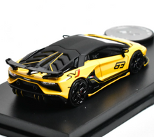 Load image into Gallery viewer, 1:64 Yellow Aventador SVJ LP770-4 Sports Model Diecast Metal Car New Collection
