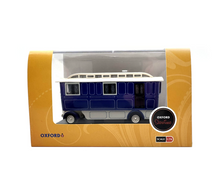 Load image into Gallery viewer, 1:76 Blue Trailer Caravan RV Classic Model Diecast Metal Car New Collection
